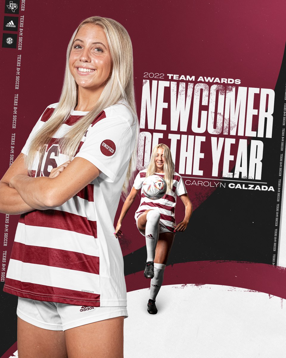 One time for our 2022 Newcomer of the Year <a href="/carolyncalzada/">carolyn calzada</a> 👏 

📝 aggi.es/3moc5mI

#GigEm | 👍 | #GigEmUnited