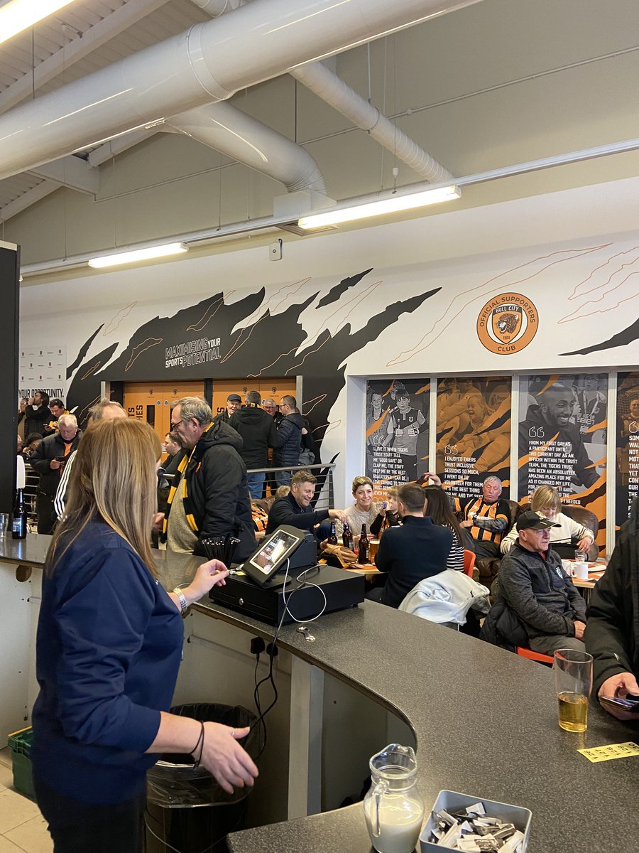 HCOSC_Official's tweet photo. The @tigerstrust Arena bar will be open ahead of the #HULWBA Tigers Trust takeover match (Fri 3rd) from 5.30pm & we’ll be there too to see if the £140+ in Open the Box gets won & enjoy a 🍻
NB: If you’re able please text TIGERSTRUST to 70580 to donate £3. 🧡 #InspiredCommunities https://t.co/IupR46elBm