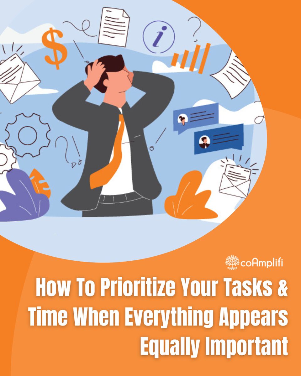coAmplifi's tweet image. #Prioritizingtasks allows us to make the most of our precious time! Check out our 7 tips for prioritizing your tasks by reading our #blogpost.

coamplifi.com/how-to-priorit…

#management #managementsoftware #work #workplace #projectmanagement #coamplifi #timemanagement