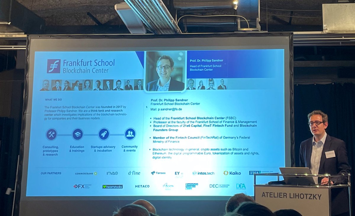 New topics for the old economy? <a href="/fintus_gmbh/">fintus GmbH</a> hosts @philippsandner of <a href="/FrankfurtSchool/">Frankfurt School</a> to speak about digital assets, web3.0 etc. at an exciting evening of discussion organized by #HessischerKreis