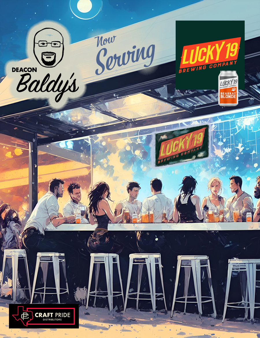 Craft Pride is proud to announce that craft beer from our supplier Lucky 19 Brewery is now being served at the incredible restaurant Deacon Baldy's! <a href="/DeaconBaldys/">Deacon Baldy's</a> <a href="/Lucky19Brewing/">Lucky 19 Brewing Company</a> #craftbeer #beerlovers