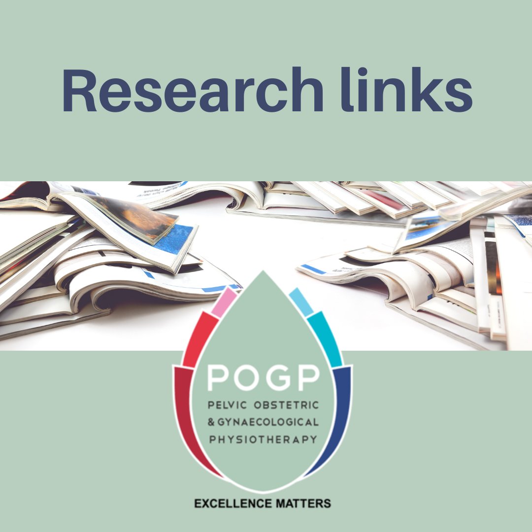 Have you checked out our Research Links yet? The POGP Research Reviews Team have added a further 100 interesting articles to this growing list of resources 🤩
Click here to take a look - ow.ly/MyMk50N7wHj
#pelvichealth #researchreviews #resources #womenshealth #menshealth