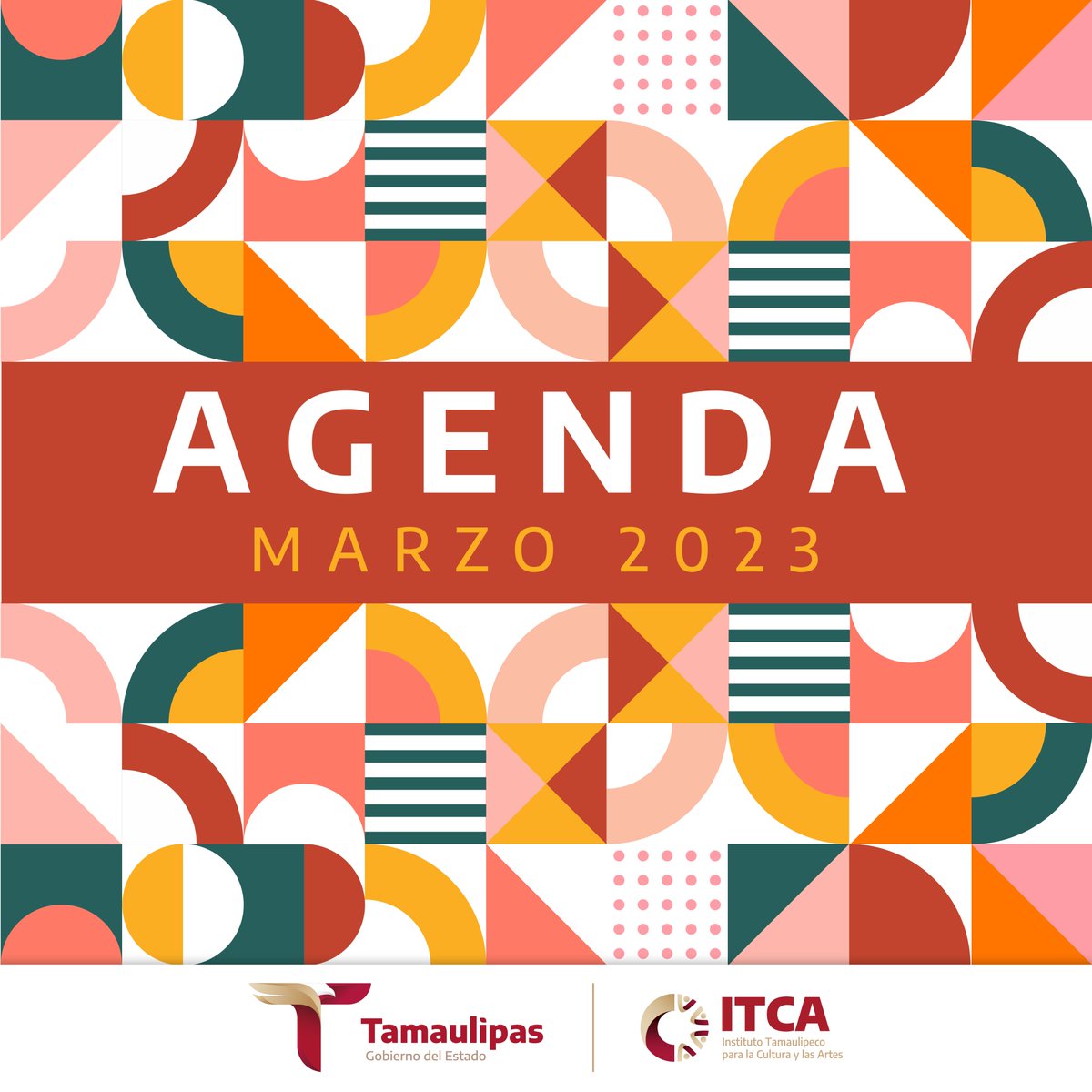 👏🏻 ¡Te presentamos la agenda de marzo! 🎞️🎭🎶🩰🎨

Sé parte de exposiciones, círculos de lectura, talleres, proyecciones cinematográficas, presentaciones musicales, entre otras actividades culturales en nuestras unidades.

¡Echa un vistazo y descárgala! 👇🏻
tinyurl.com/MarzoITCA