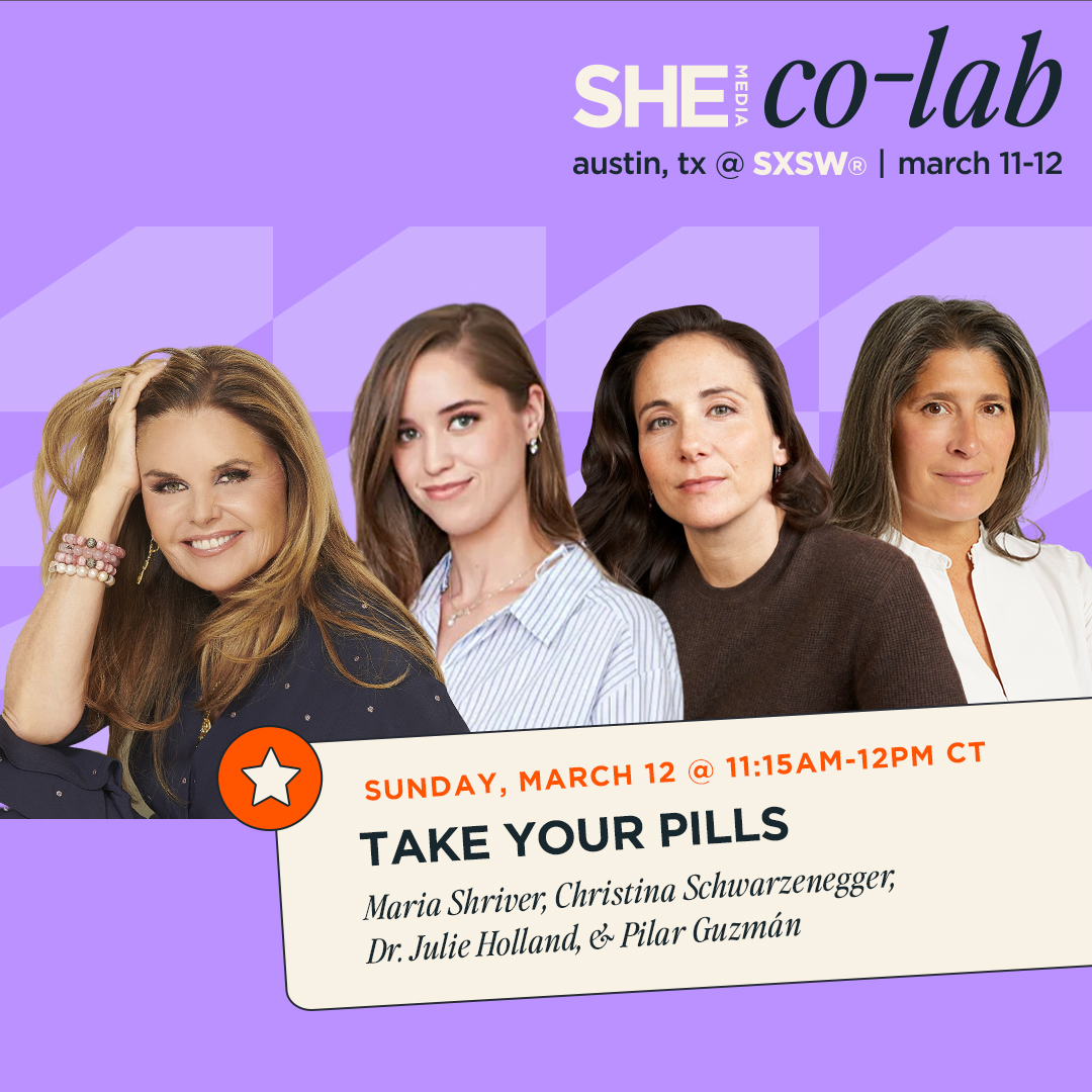 SHE Media (@sheknowsmedia) on Twitter photo .<a href="/mariashriver/">Maria Shriver</a> will join us at the SHE Media Co-Lab at <a href="/SXSW/">SXSW</a>®. See the award-winning journalist alongside <a href="/CSchwarzenegger/">C. Schwarzenegger</a>, Dr. Julie Holland & Pilar Guzmán as they discuss the benefits and risks of anti-anxiety medication on March 12 at 11:15am CT!
RSVP:bit.ly/3EJNJtM .<a href="/mariashriver/">Maria Shriver</a> will join us at the SHE Media Co-Lab at <a href="/SXSW/">SXSW</a>®. See the award-winning journalist alongside <a href="/CSchwarzenegger/">C. Schwarzenegger</a>, Dr. Julie Holland & Pilar Guzmán as they discuss the benefits and risks of anti-anxiety medication on March 12 at 11:15am CT!
RSVP:bit.ly/3EJNJtM