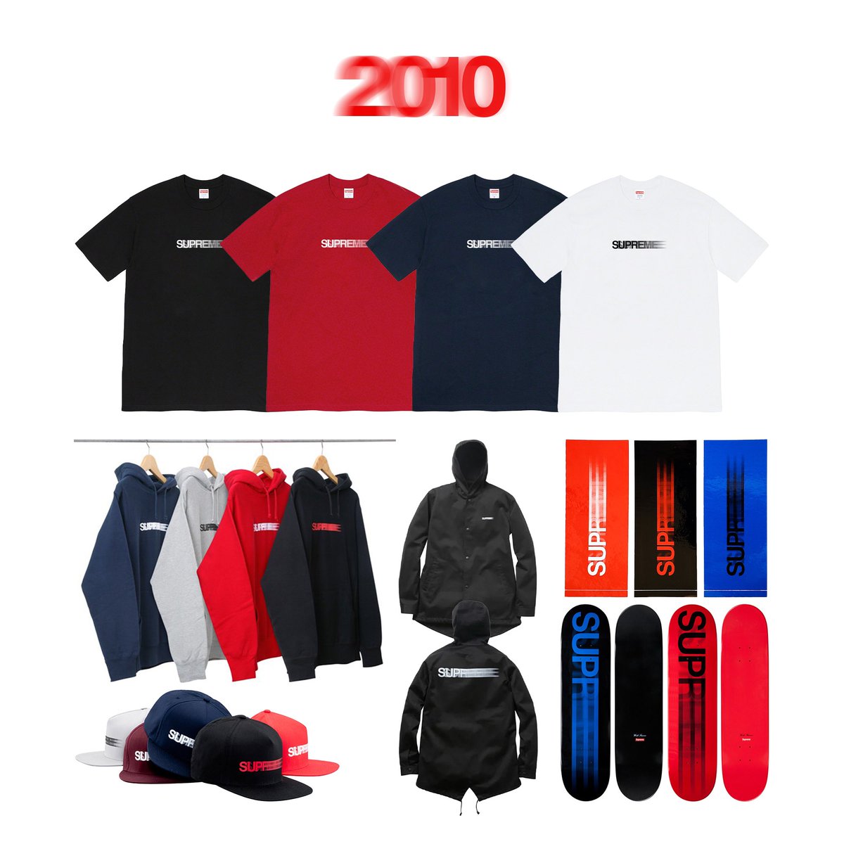 トップス supreme2010ss motion logo Parker M Supreme Motion Logo Lightweight Parka (SS23) - $198