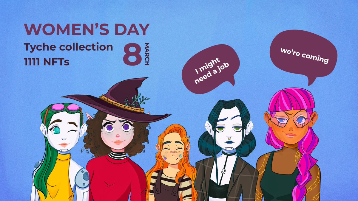 Embrace the unknown with open arms, for Tyche, the goddess of luck, favors the bold and daring.

The days to build alone are gone. It's now time to gather forces.

Tyche NFT is our genesis limited collection. #MultiversX

Utility? RT and tag your web3 journey friends. #xEmployed