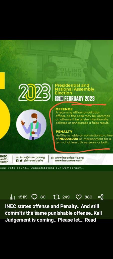 ibekcaleb's tweet photo. @_dinomelaye Let's go to the court please.. INEC must loose. https://t.co/vUwADXgKVZ