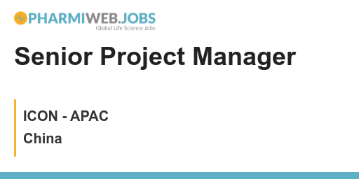 PharmaNews_Jobs's tweet image. Senior Project Manager - ICON - APAC - China
bit.ly/3y3TCOI

Senior Project Mgr in China: an exciting opportunity at ICON APAC! #ProjectMgr #China #ICON #APAC