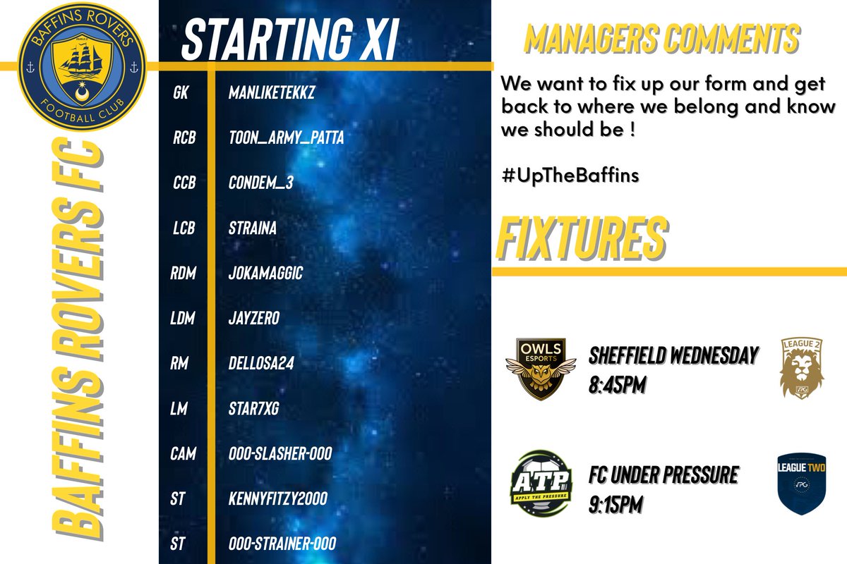 Baffins Rovers FC tweet media