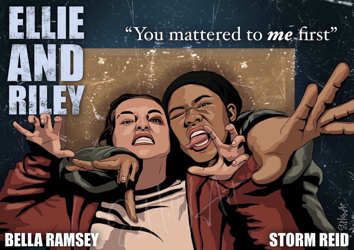 jessiesartshop's tweet photo. Ellie and Riley 😊

Another heartbreak episode 🥲 this show needs to stop crushing me emotionally 🤣 #tlou #tloufanart #ELLIERILEY #ellieandriley https://t.co/X54i8aP4BN