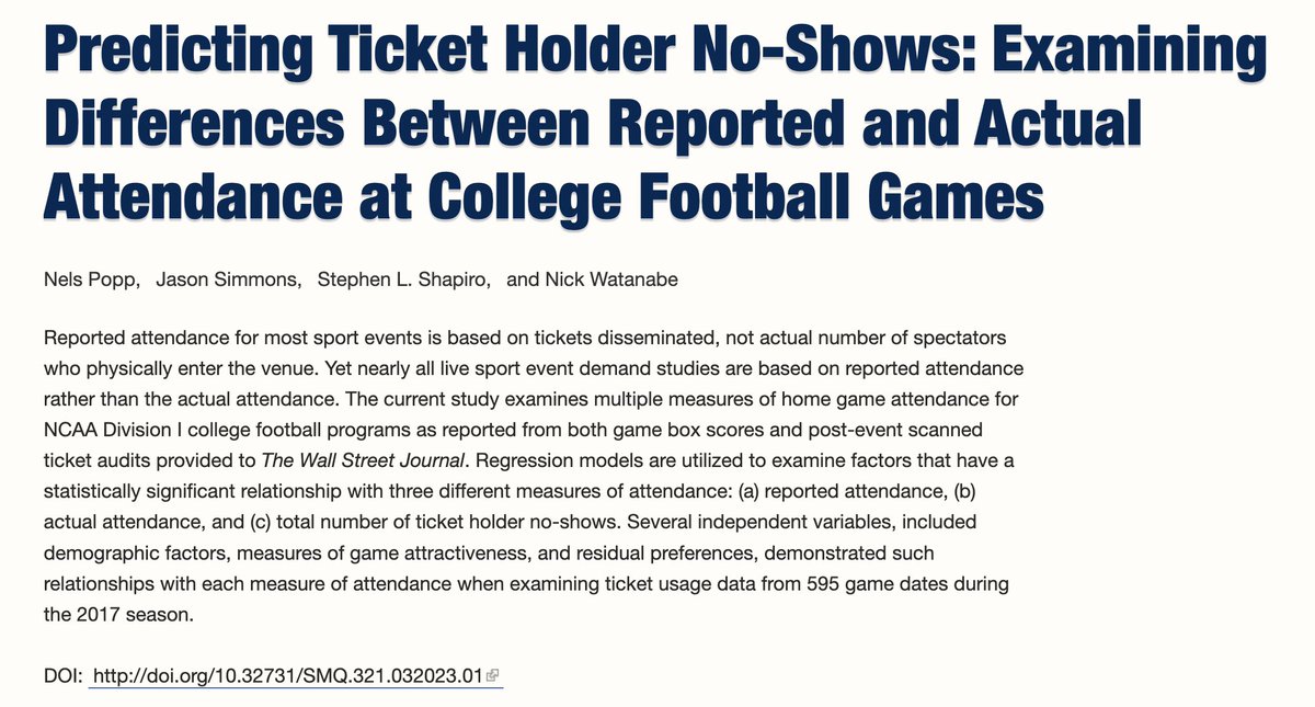 Sport Marketing Quarterly (SMQ) tweet media