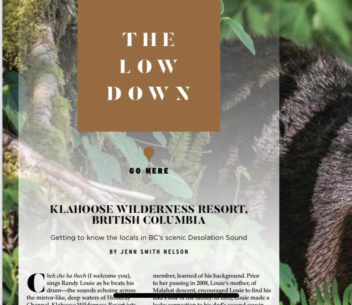 Klahoose Wilderness Resort tweet media