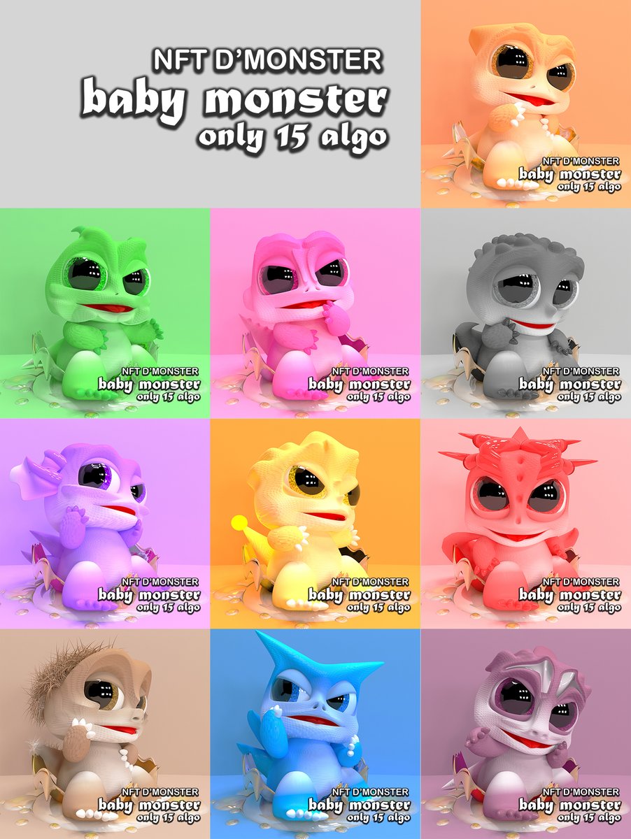 D'Monster 3D Art tweet media