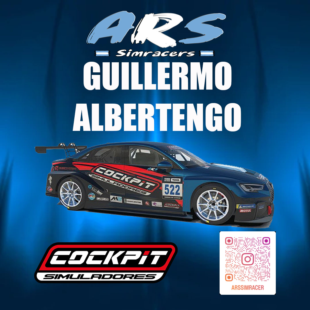 ARS Cockpit Simuladores (@arssimracer) on Twitter photo Le damos la bienvenida a un gran piloto de rally y ganador en el TN argentino, además de viejo amigo del simracing.... Bienvenido <a href="/galbertengo/">Guillermo Albertengo</a> al <a href="/ArsSimracer/">ARS Cockpit Simuladores</a> Le damos la bienvenida a un gran piloto de rally y ganador en el TN argentino, además de viejo amigo del simracing.... Bienvenido <a href="/galbertengo/">Guillermo Albertengo</a> al <a href="/ArsSimracer/">ARS Cockpit Simuladores</a>