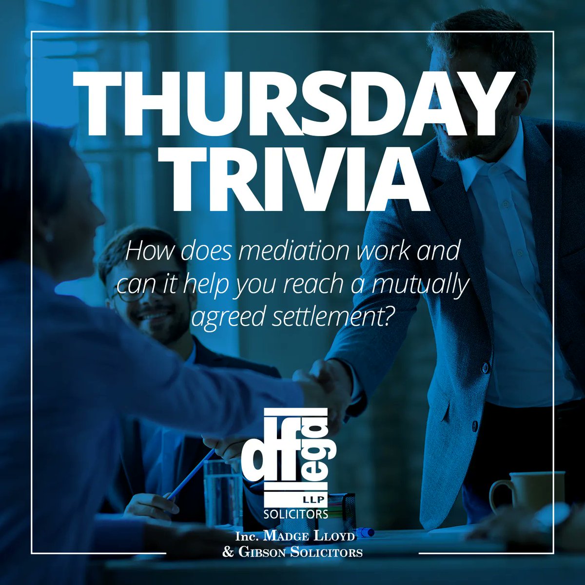 Did you know many legal disputes can be resolved through mediation? Wondering if it's right for you? Contact DF Legal LLP for expert guidance. #DFLegalLLP #Mediation #Legal 

buff.ly/2A10Upj 🖥
0800 161 5788 📞
info@dflegal.com 📧