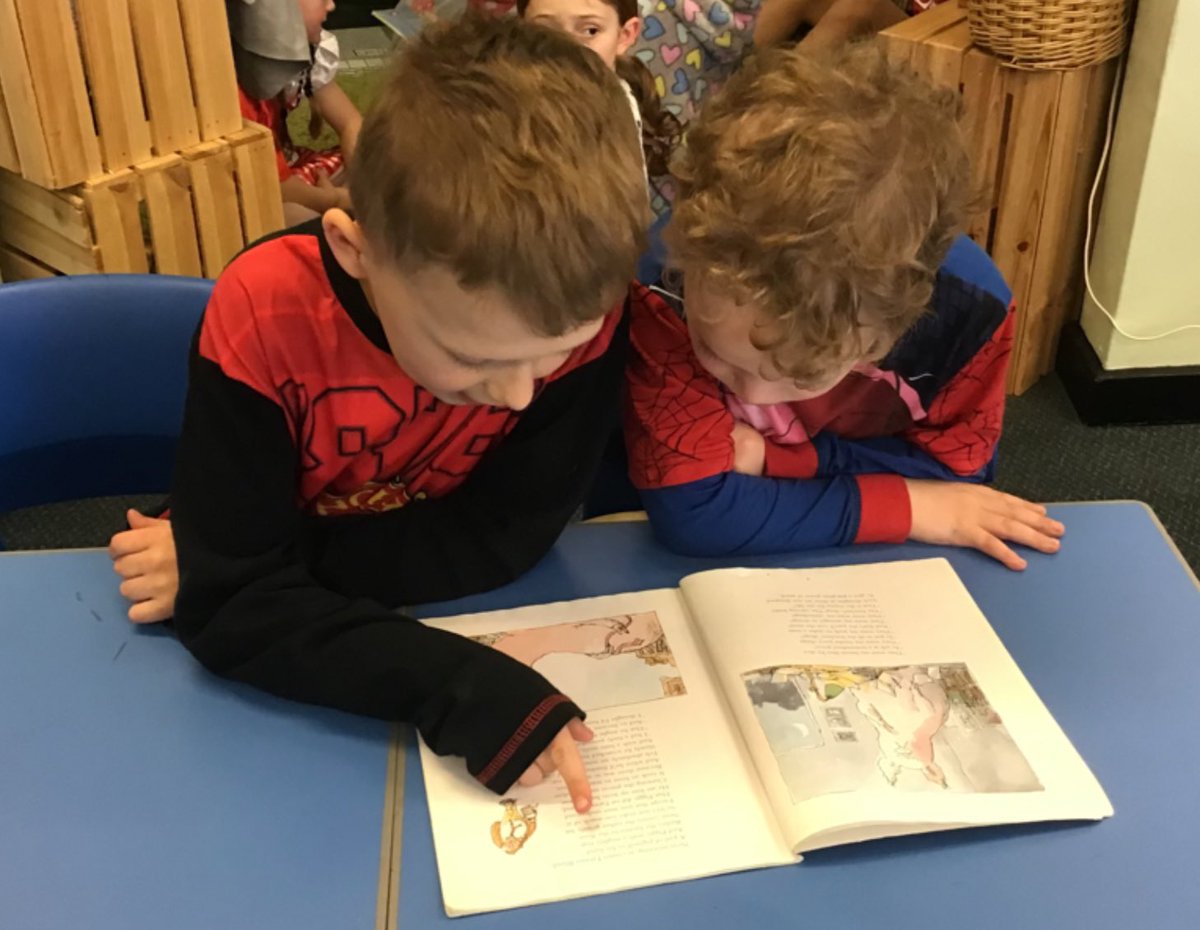 DaltonStMarys's tweet photo. What a wonderful @WorldBookDayUK we have had at DSM. The Juniors enjoyed their time sharing stories with the Infants and Nursery children #readingforpleasure #WorldBookDay2023 #letsshareastory https://t.co/yZ34T2QhSG