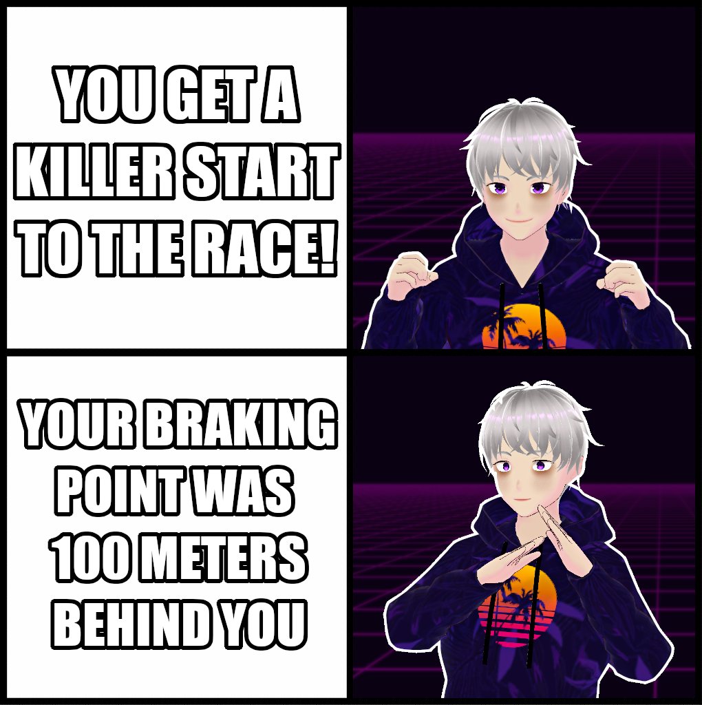 IsaacUmbras's tweet photo. Always fun ruining your own race in #turnone
Why am I like this? Who knows!
#Simracing https://t.co/hu5ULjPMLd