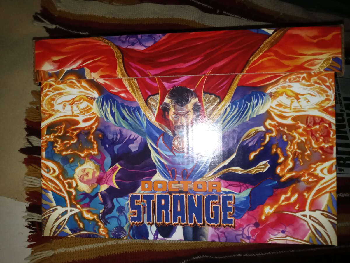 devastation79's tweet photo. went to LCS* to get a new short box annnnnnd grabbed a bunch of comics* &amp; tpbs as well! #collectcomicbooks killer @thealexrossart #DocStrange box! #rocketeer #daredevil #xmen (hellfiregala) #captamerica tpbs* #storm #whiz facsimile* #halloweve #blackhammer (yesterdays mail call*) https://t.co/1r7krRheNT