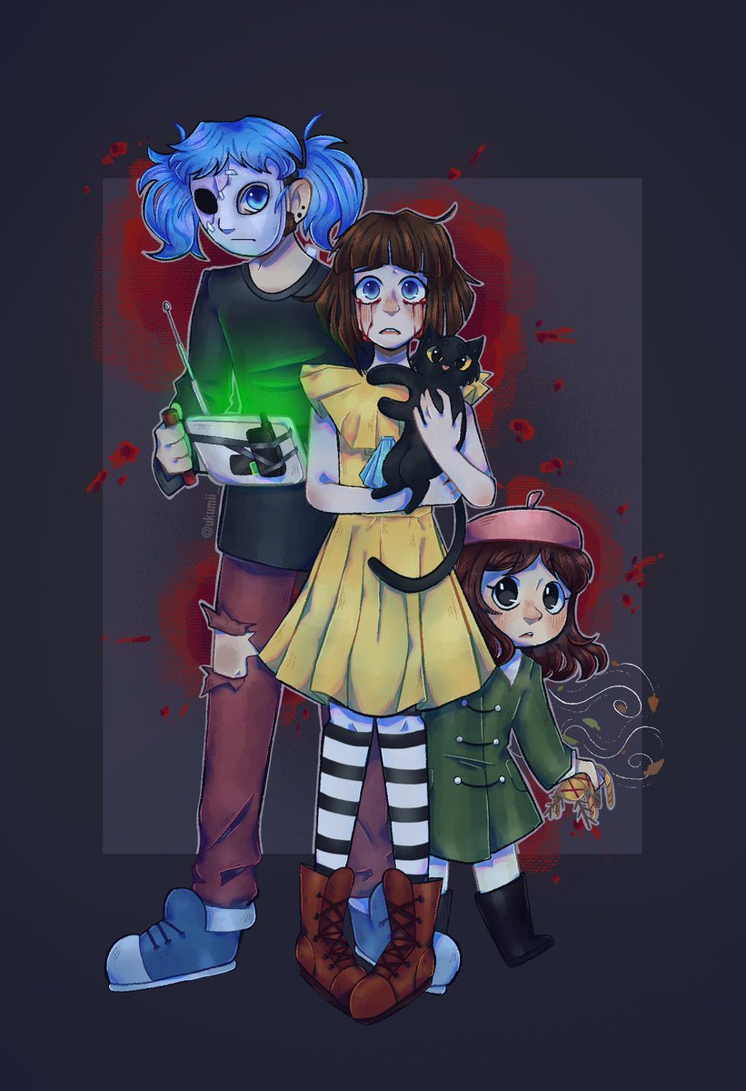 a trio of traumatized kids <3

#franbow #SallyFace #littlemisfortune