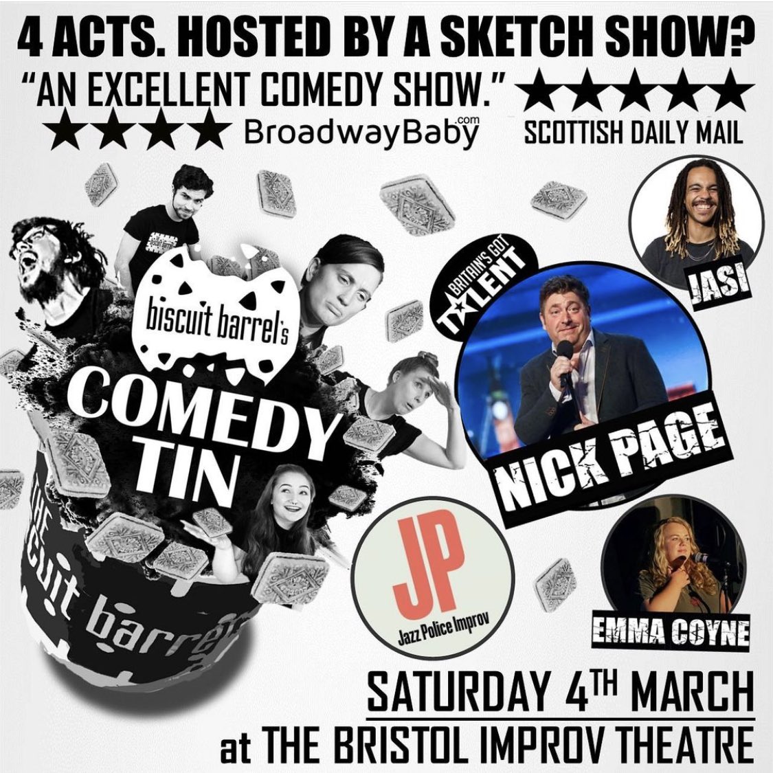 I’ll be pitching my tent at <a href="/BITheatre/">The Bristol Improv Theatre</a> for a jam packed comedy weekend - rehearsing with <a href="/barrel_biscuit/">The Biscuit Barrel</a> and performing in 2 awesome shows on both Fri &amp; Sat!
Tix: improvtheatre.co.uk/upcoming-show/…  improvtheatre.co.uk/upcoming-show/…