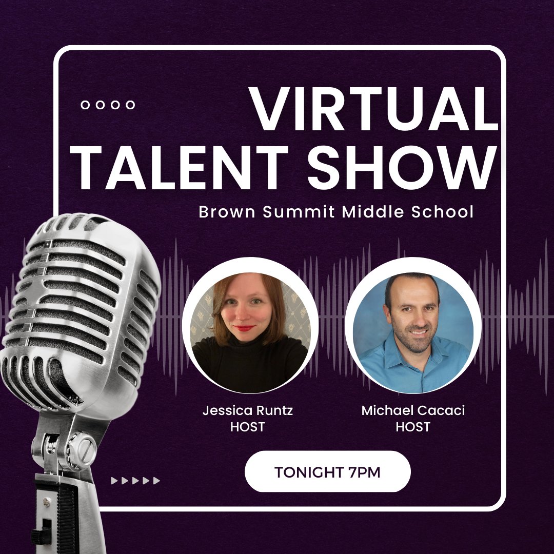 BSMSPhoenix's tweet image. One night only! Join us tonight, March 2nd, at 7PM for the Virtual Talent Show! bit.ly/bsmsvt2023