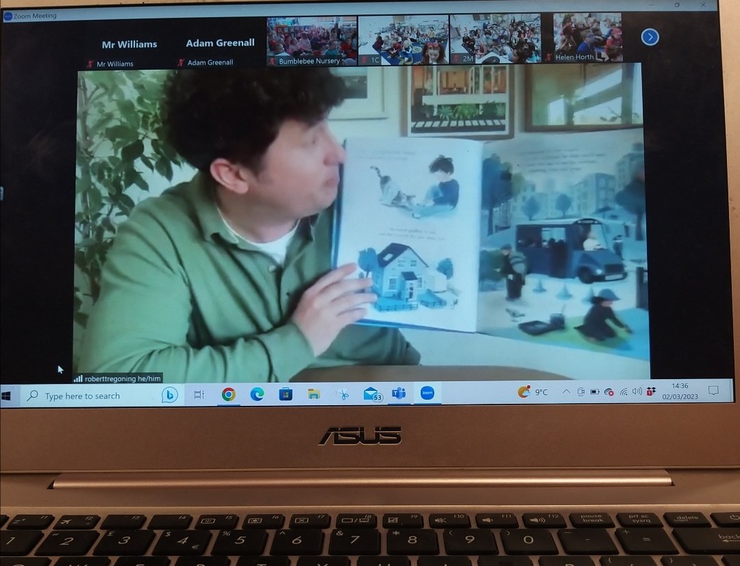 Catton Grove Primary Love Reading! (@cattongrove) on Twitter photo After a brilliant day exploring our whole school picture book focus, Out of the Blue, we were lucky enough to be joined by <a href="/bobtregoning/">Robert Tregoning ๐</a> for a whole school Zoom. Robert read to us, we asked him lots of questions and shared work with him that we'd done throughout the day. Perfect! After a brilliant day exploring our whole school picture book focus, Out of the Blue, we were lucky enough to be joined by <a href="/bobtregoning/">Robert Tregoning ๐</a> for a whole school Zoom. Robert read to us, we asked him lots of questions and shared work with him that we'd done throughout the day. Perfect!
