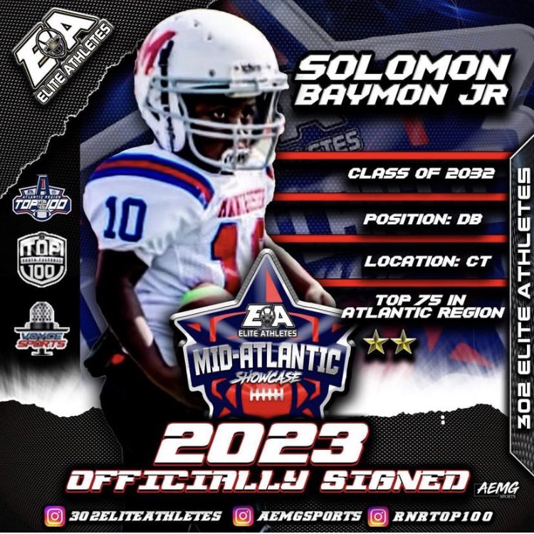 Let’s get it Son. Class of 2033
<a href="/JuiceWa45/">Coach Juice Walker DB Nation</a> <a href="/ESAofNewEngland/">Excel Sports Academy of New England</a> <a href="/SupremeAthlete_/">SupremeAthleteCT</a>