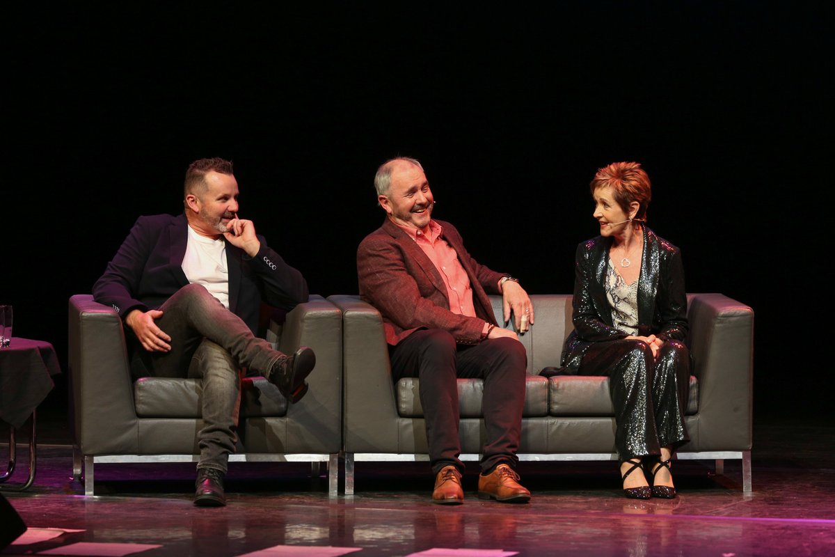 neighbours's tweet photo. ✨ Neighbours – The Celebration Tour is officially on the road! ✨ What an opening night, Belfast, you were amazing! 
Are you coming to see us? There are a limited number of tickets available at select venues, head to the link below to book: https://t.co/RV8xXKeDyK https://t.co/RXMAhALIox