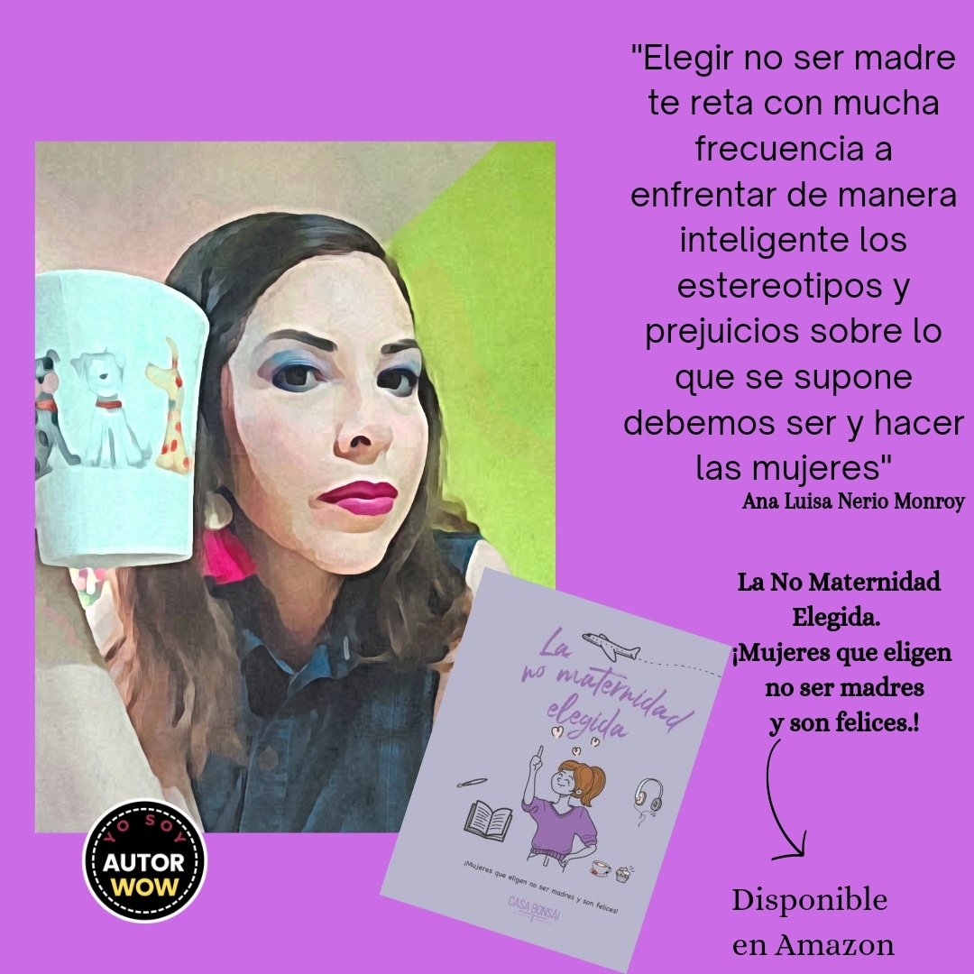 Libros, libros y más libros La No Maternidad Elegida. ¡Mujeres que eligen no ser madres y son felices! 
Editado por <a href="/casabonsai_mx/">Casa Bonsái • escritura creativa</a> y de venta en Amazon  #lecturas #igualdegenero #feminista #8M2023 #8M