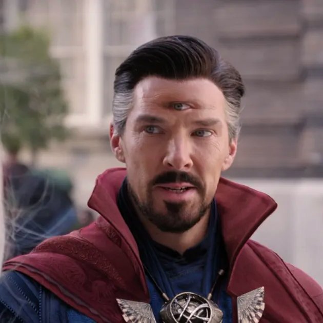 i still think it's so funny that dr strange 2 ended with him experiencing the horrific consequences of his actions, & then less than 2 minutes later we get a mid-credits scene where he is just vibing and his 3rd eye is like a new power or whatever. just total narrative deflation.