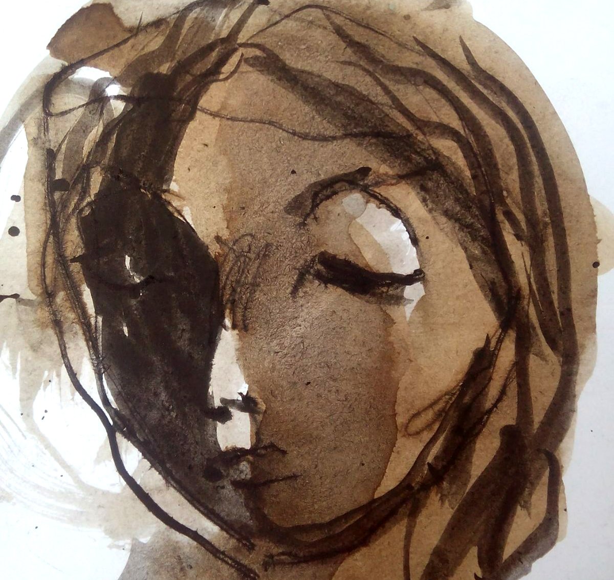 Simplicity is beautiful. A painter sees moments over and over again and intuitively and sensibly receives that moment and puts it on paper.
A woman's facial expressions and emotions are the most beautiful moment for a painter.

🔴objkt.com/profile/tz1aTa…

#nftart 
#NFTartists