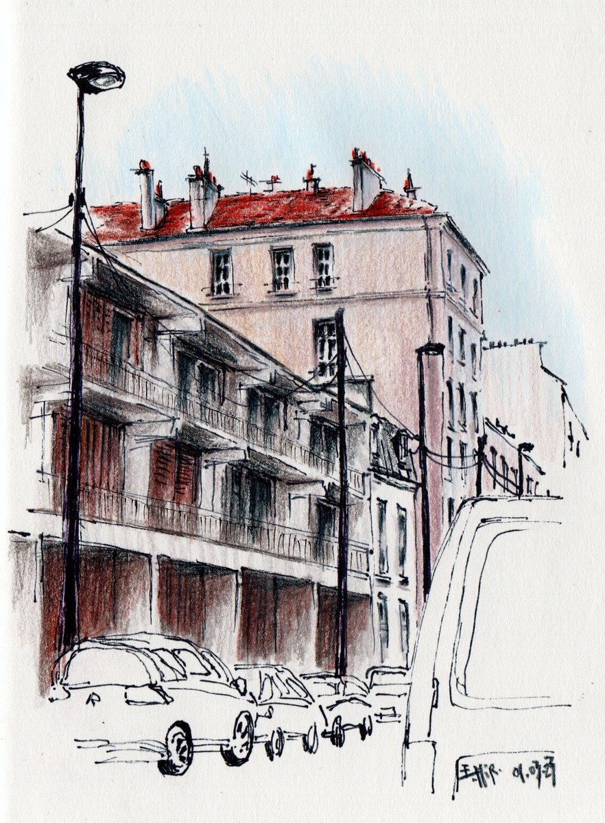 A simple urban scene

dragaflora.blogspot.com/2023/03/a-simp…
#drawing #sketching #ink #colorpencils #urbanscene #city #citytravel #art #illustrations #derwent