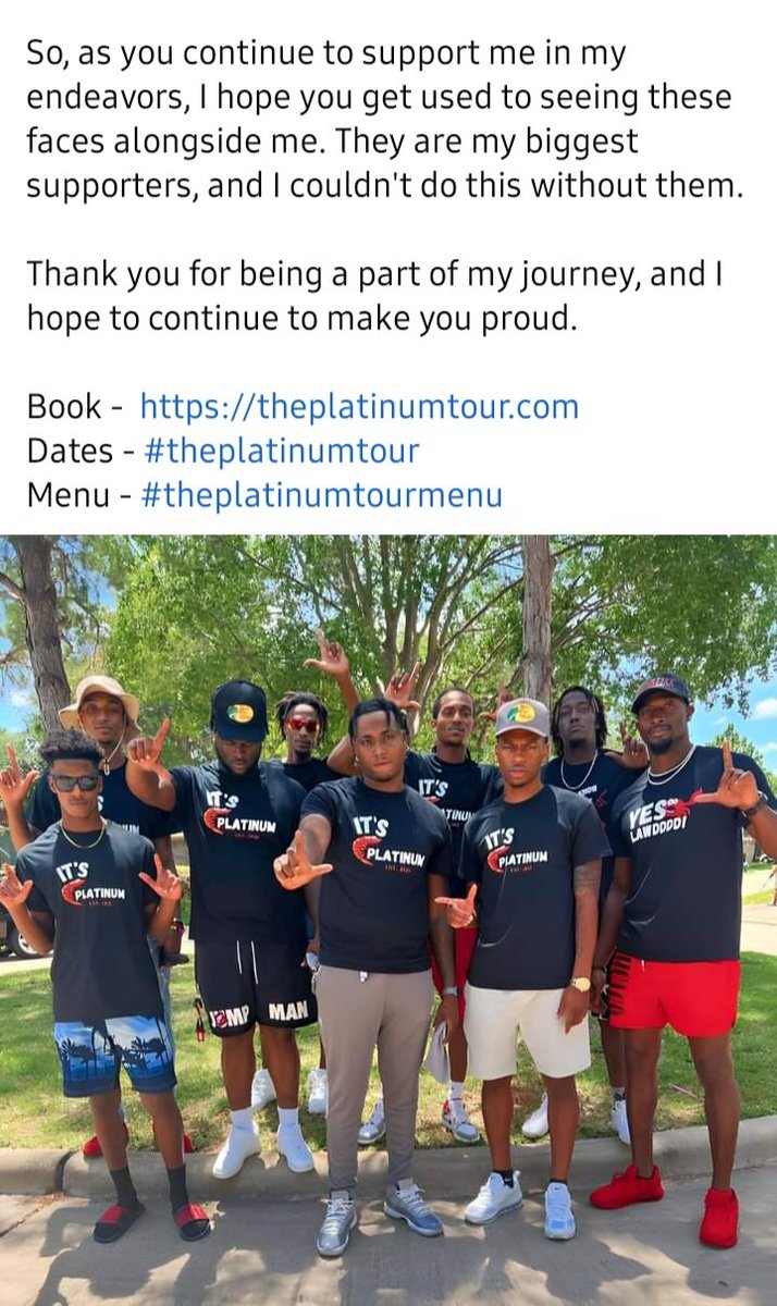 ShelbyShel7's tweet photo. I will always support positivity. His gratitude towards others is refreshing. Something we don't see enough of. Glad to see all these Black men being positive &amp;doing well &amp;supporting each other. 
#ThePlatinumExperience
#ChefJayVoo @ChefJayVoo https://t.co/2Wyx9L3D9s
