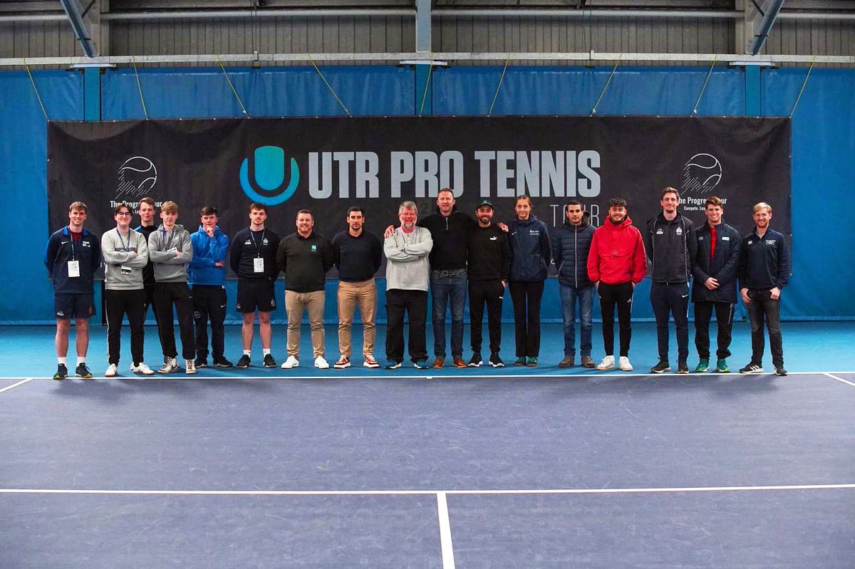 Cardiff Met Sport (@cmetsport) on Twitter photo Last week, 20 professional tennis players players took to the courts at the <a href="/CMetTennis/">Cardiff Met Tennis</a> Centre to fight for their share of $25,000 in @UniversalTennis’s <a href="/TheProgressTour/">The Progress Tour</a>🤑
How did Cardiff Met’s first time hosting a professional tennis tournament go?🤷🏼♂️👇 Last week, 20 professional tennis players players took to the courts at the <a href="/CMetTennis/">Cardiff Met Tennis</a> Centre to fight for their share of $25,000 in @UniversalTennis’s <a href="/TheProgressTour/">The Progress Tour</a>🤑
How did Cardiff Met’s first time hosting a professional tennis tournament go?🤷🏼♂️👇