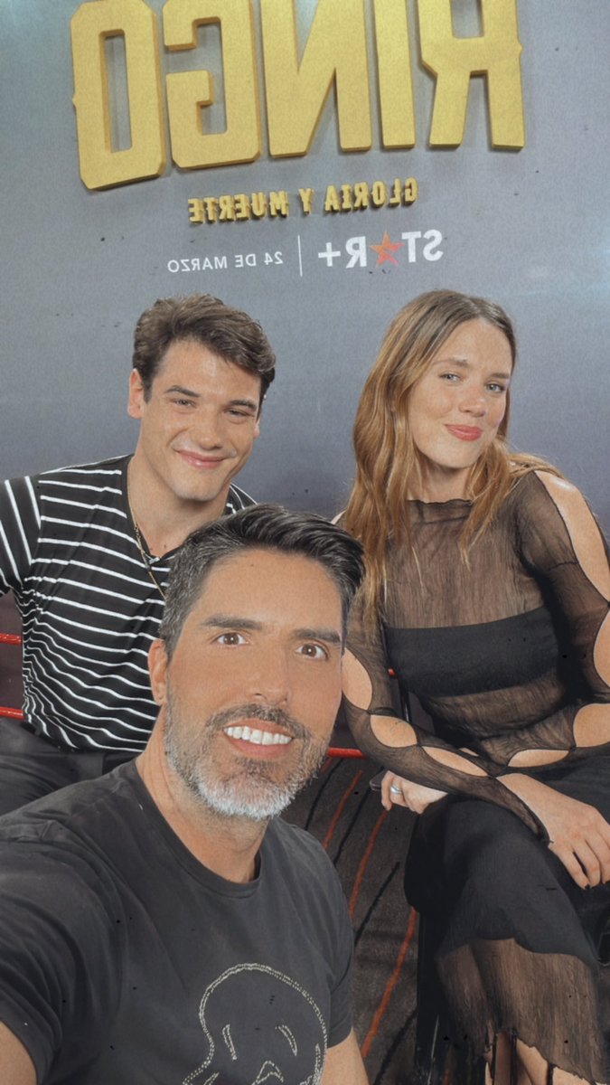 JaviPonzo's tweet photo. Tarde de entrevista con ellos dos ❤️ @delfichaves & #JeroBosia por #RingoGloriaYMuerte 👇🏽 https://t.co/RG6IEq4sx0