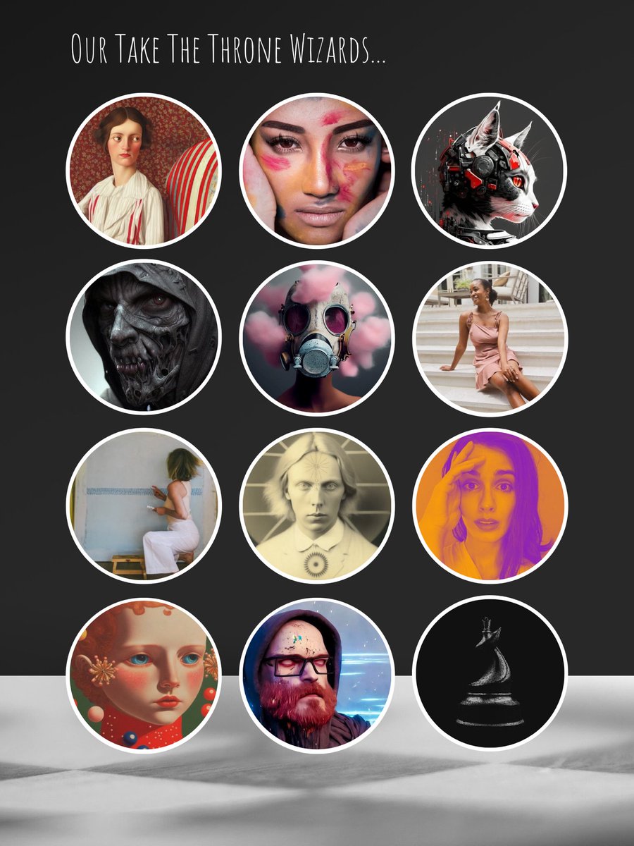 WizardConNFT's tweet photo. Announcing the amazing artists in our upcoming curated dropβ¦
@lilyillo
@haze_long
@pharmapsychotic
@scor64pio
@Crisstianaaf
@ohchelllo
@GEORGINAHOOPER_
@FakeSmileNFT
@amli_art
@ahmadova_marina
@AiJoe_eth
π @TocoDeco @LaurenceFuller https://t.co/iajhhpYcdQ