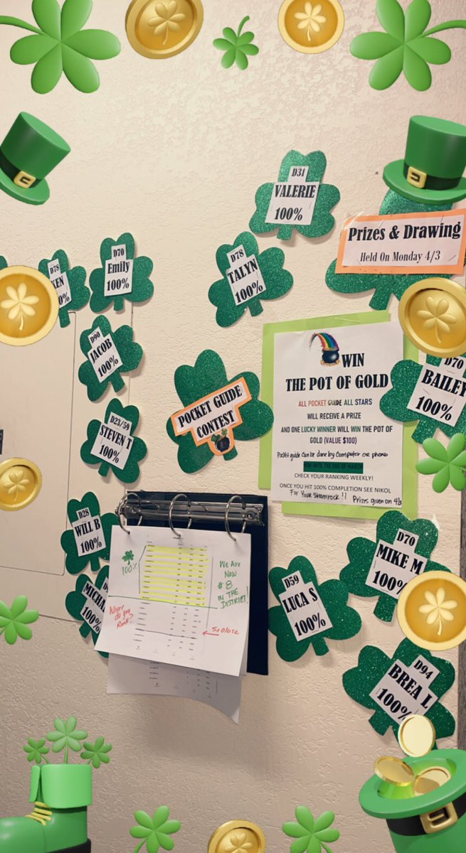 #4418 is coming for that #1 spot!Started this contest for pocket guide a few days ago and gave 4420 our 11th spot and we jumped to 8th in the district! Watch out 4412 we are taking your #6th spot shortly!