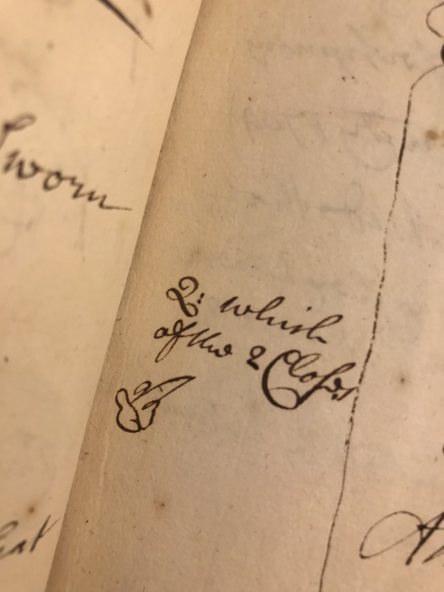 Dave_Lifelines's tweet photo. Found some lovely manicules in the Manorial documents I was looking at yesterday.

I always feel they're a bit like the medieval/early-modern equivalent of the highlight pen:

"This bit is important!" https://t.co/Oi9I9Afmfq