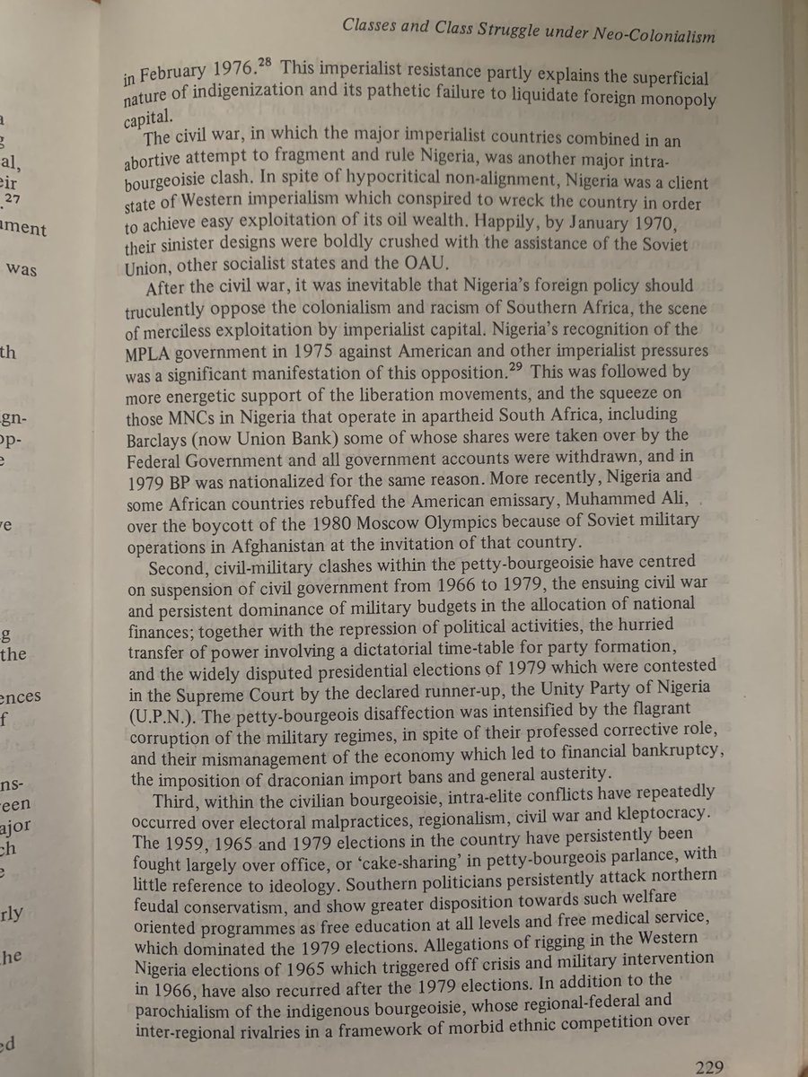 cmrdef's tweet photo. i think these pages in particular are very important. especially since the nigerian election has passed.

(pages from imperialism and underdevelopment in nigeria: the diaclects of mass poverty, by bade onimode). https://t.co/fMY7r7iw1U