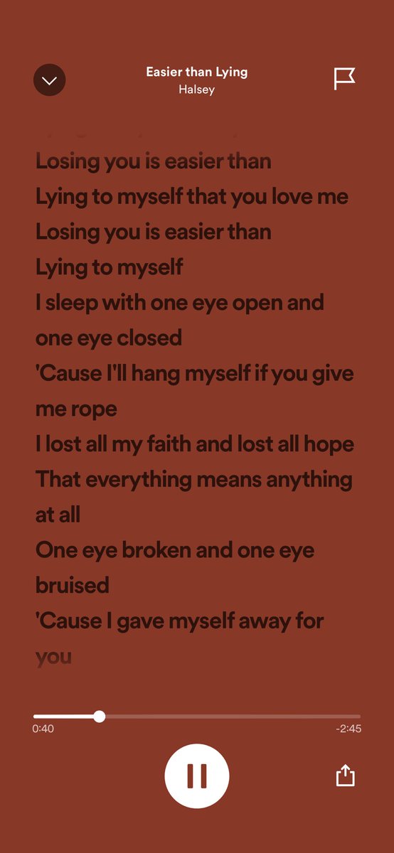 popblossomcos's tweet photo. I have way too many playlists for ships I like but I’m very passionate about this one 🥹
Bells in Santa Fey- Halsey
Killing me to Love You- Vancouver Sleep Clinic 
Savior- Rise Against
Easier Than Lying- Halsey https://t.co/mHBWjd41Qk