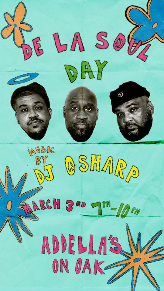 What’s the NEXT dope ass thing we’re doing?  The De La Soul Tribute with <a href="/djosharp/">FREE Fax B</a> of course! 

Respectfully. “We da best”