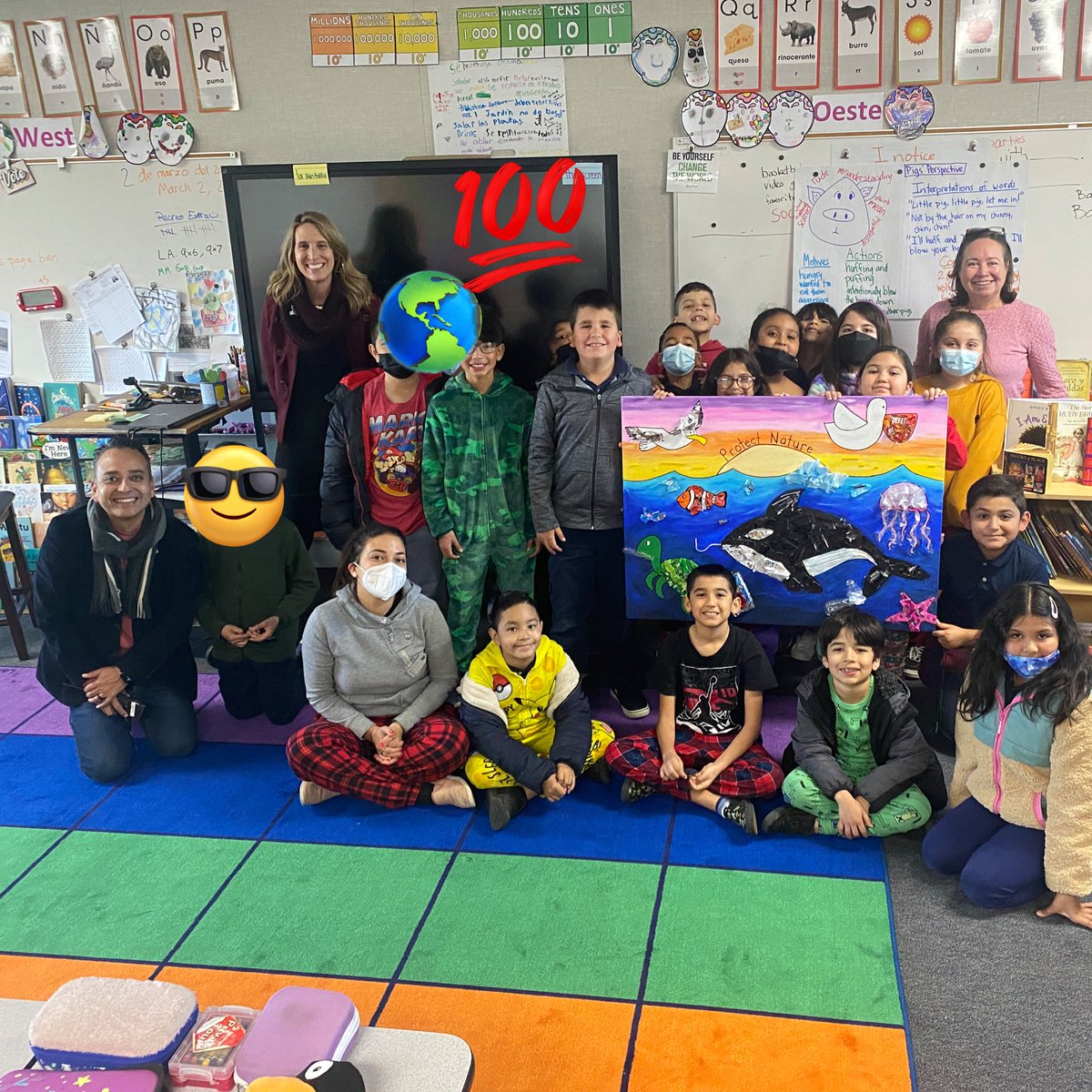 NSDLeighangela's tweet photo. Proud to stop by Kimball School today to witness students’ unveiling of their ocean protection program signature project. Another great example of how #NSDnow is positively impacting our planet. https://t.co/eLODjoPVeb