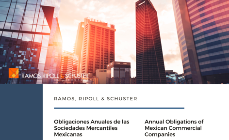Obligaciones Anuales de las Sociedades Mercantiles Mexicanas | Annual Obligations of Mexican Commercial Companies

medium.com/@rrs-law/oblig…