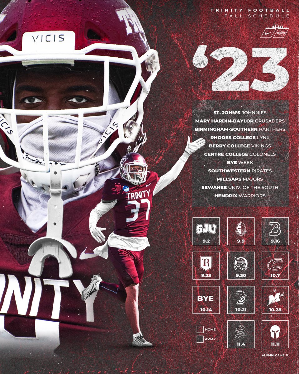 We are thrilled to announce a very exciting 2023 Football Schedule! 

It features 5 home games &amp; 5 on the road. 

#BeTheStandard #PTC #TFM