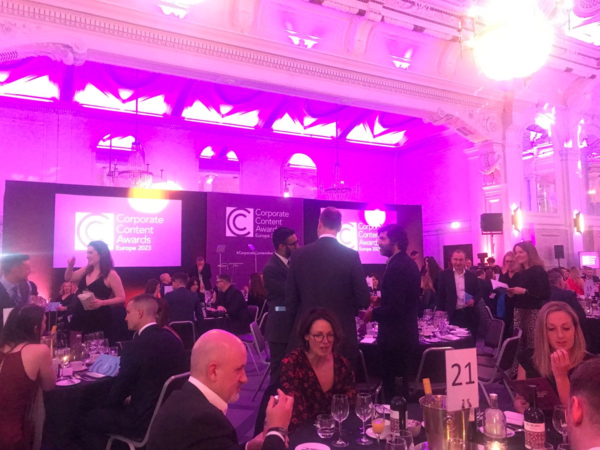 Welcome to the Corporate Content Awards 2023! We are delighted to welcome you and look forward to an evening of showcasing and rewarding corporate storytelling and the use of narrative to call corporate audiences, across owned, earned and bought media. 
#CorporateContentAwards