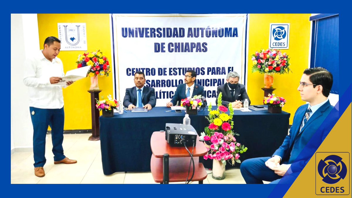 cedesunach's tweet photo. CEDES Realiza Examen Profesional en modalidad Defensa de Tesis y entrega Acta de Evaluación Profesional de Licenciado en Desarrollo Municipal y Gobernabilidad.  
de Carlos Amín Cólex Simán
#ReformaParalaExcelencia 
 #OrgulloUNACH 
#OrgulloCEDES https://t.co/bn7ymJsaa4