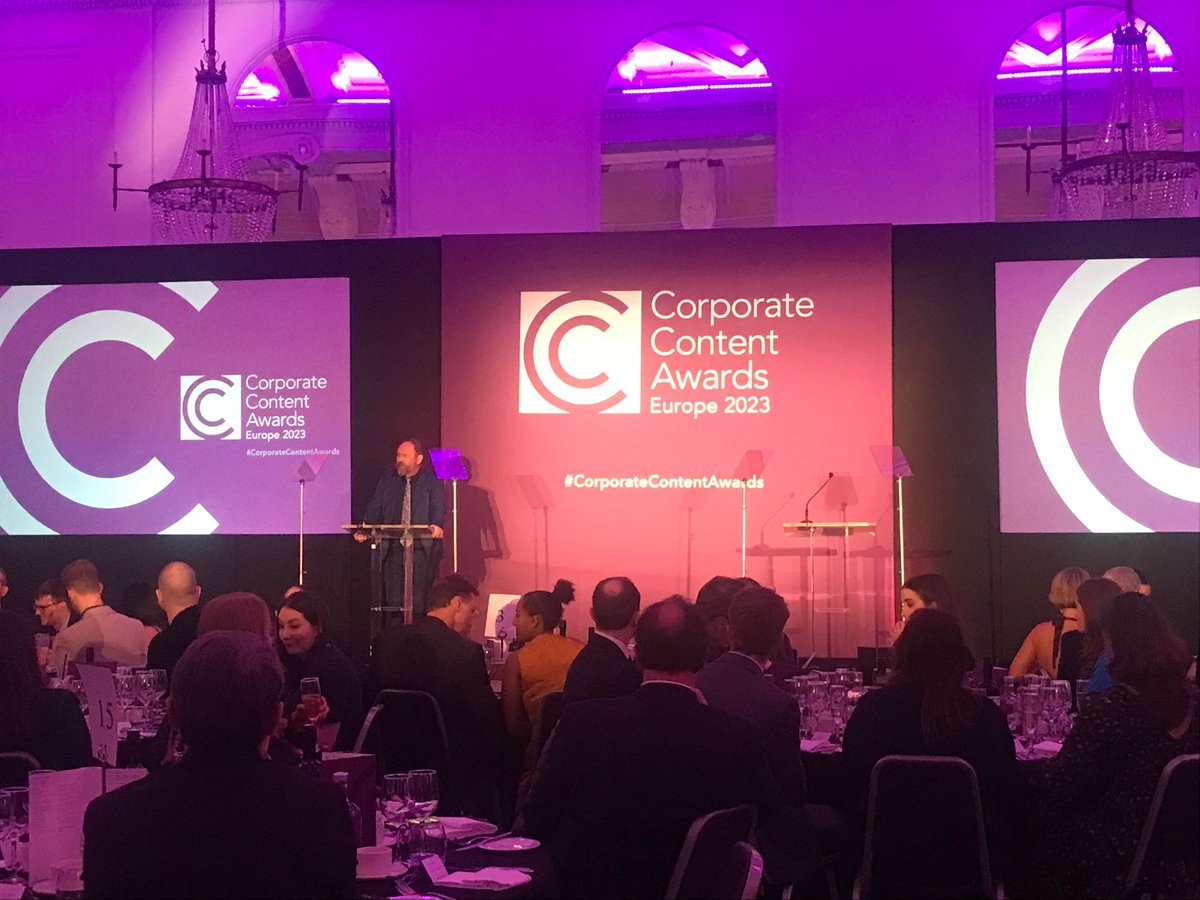 Corporate Content Awards (@corp_content) on Twitter photo Andrew Thomas, founder of #CorporateContentAwards and publisher of <a href="/Corp_Content/">Corporate Content Awards</a> welcomes everyone to this year’s awards event.
Thank you to all our judges for dedicating their time to the judging process. You see who judged this year’s awards here >>
corporatecontentawards.com/europe-awards/… Andrew Thomas, founder of #CorporateContentAwards and publisher of <a href="/Corp_Content/">Corporate Content Awards</a> welcomes everyone to this year’s awards event.
Thank you to all our judges for dedicating their time to the judging process. You see who judged this year’s awards here >>
corporatecontentawards.com/europe-awards/…