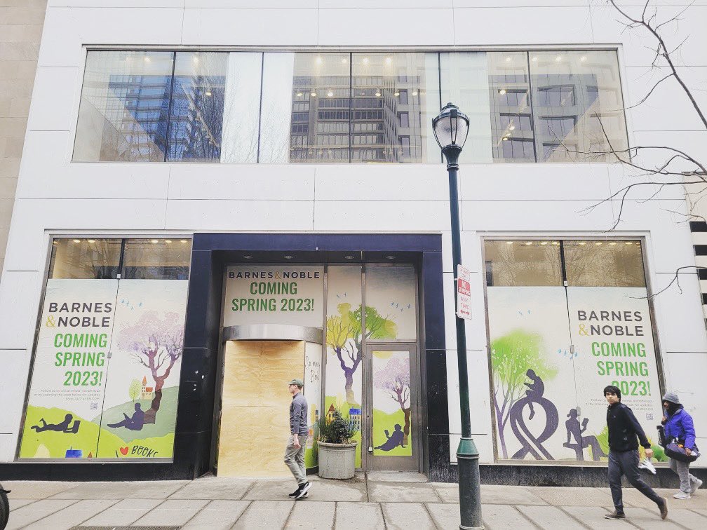 Oh happy days are soon coming your way! #newstorewhodis #bnphillypa #barnesandnoble #newstore