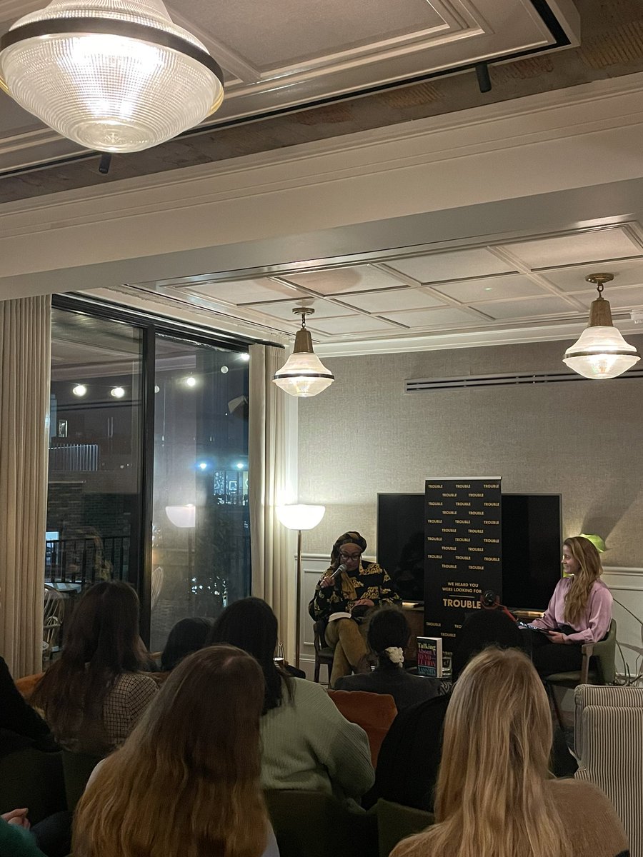 TheTroubleClub's tweet photo. Yassmin Abdel-Magied reading from her book, Talking About a Revolution!! @yassmin_a 📚
#talkingaboutarevolution #WomenSupportingWomen #womenempoweringwomen https://t.co/NVONyqbojS
