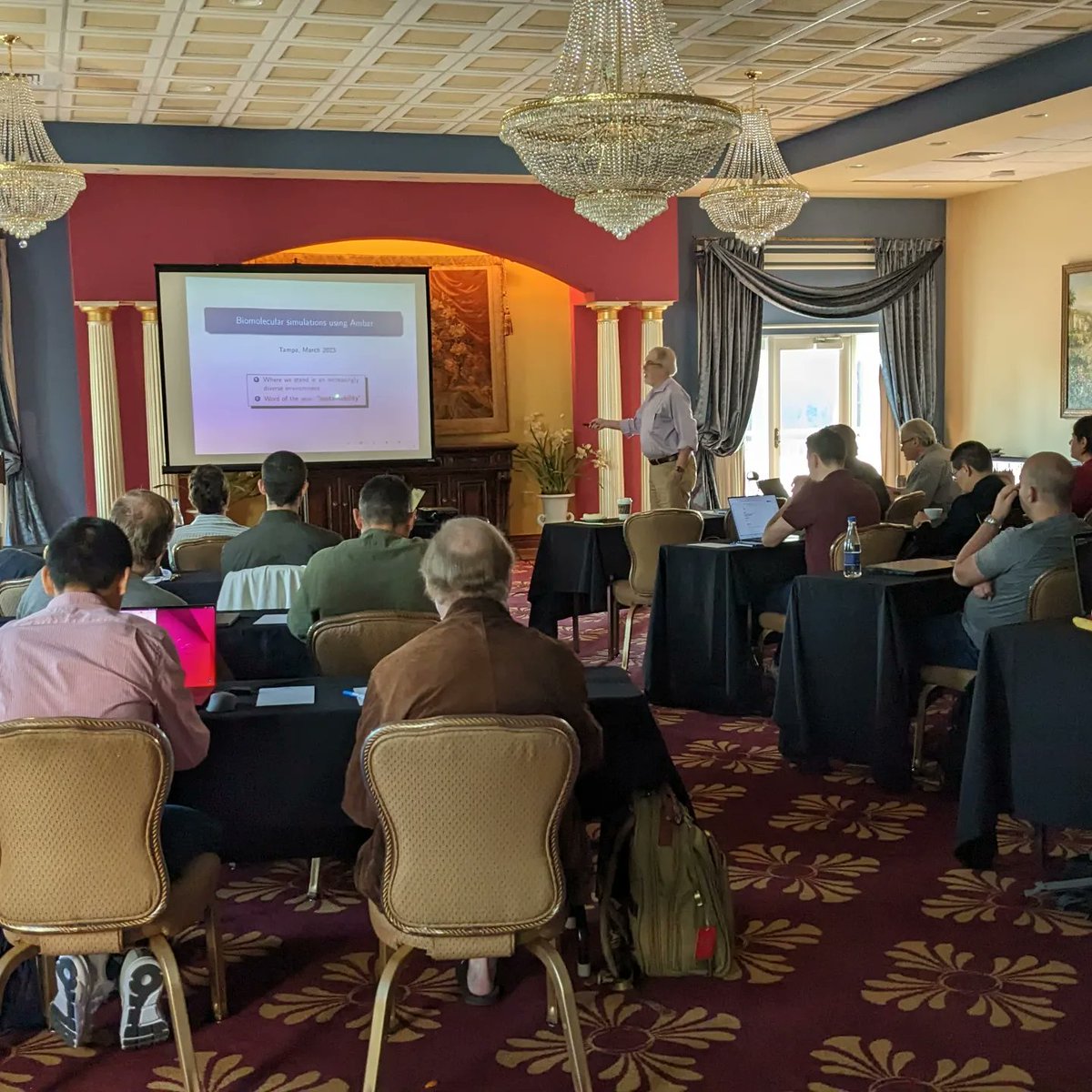 ambermdprog's tweet image. AMBER developers meeting 2023